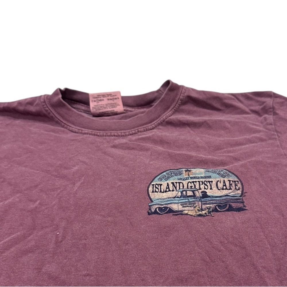 Comfort Colors Unisex Island Gypsy Cafe Maroon Small - Picture 4 of 8